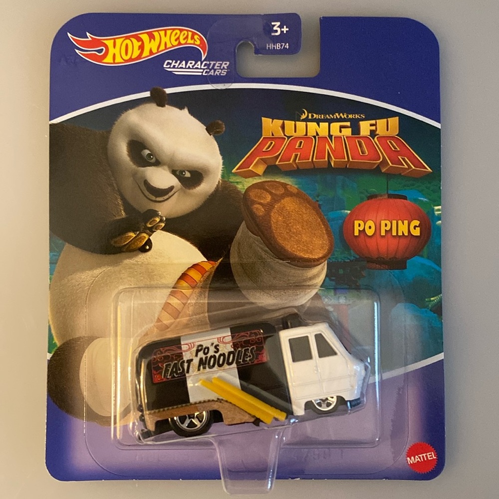 Hot Wheels Character Cars Kung Fu Panda Po Ping